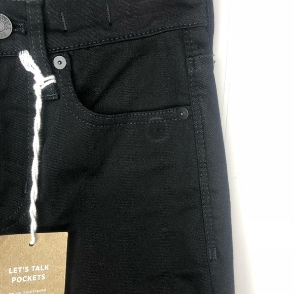NWT Madewell 9” High-Rise Skinny Crop Black - Picture 3 of 8